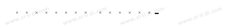 ArnhemTab Normal字体转换